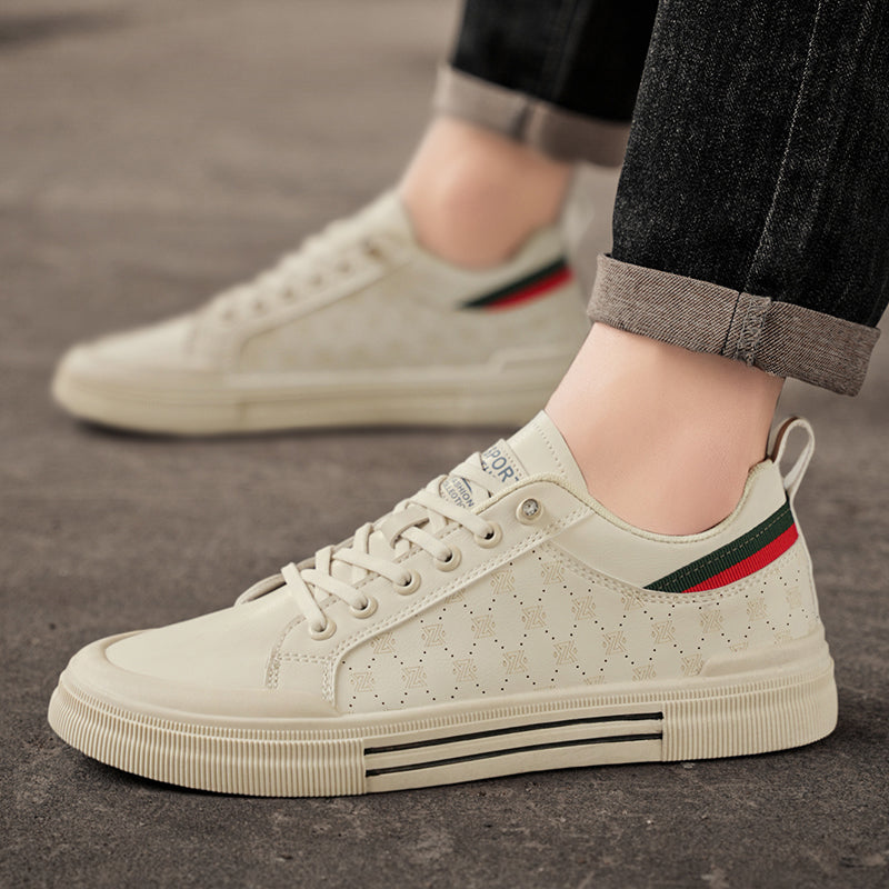 Frank Hardy Low-Top Sneakers with Stripe Accent
