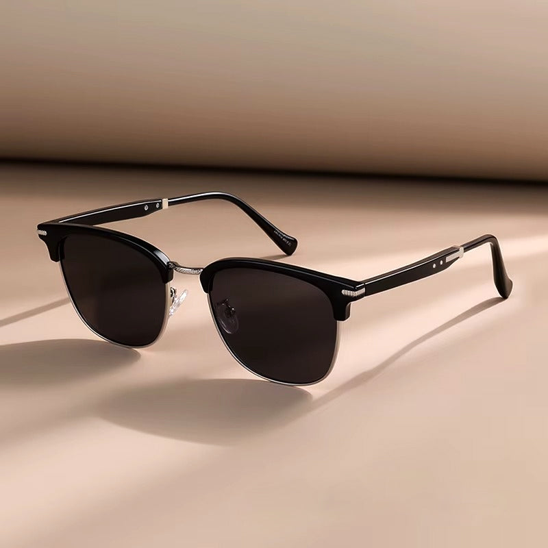 Browline Sunglasses with Polarized Lenses