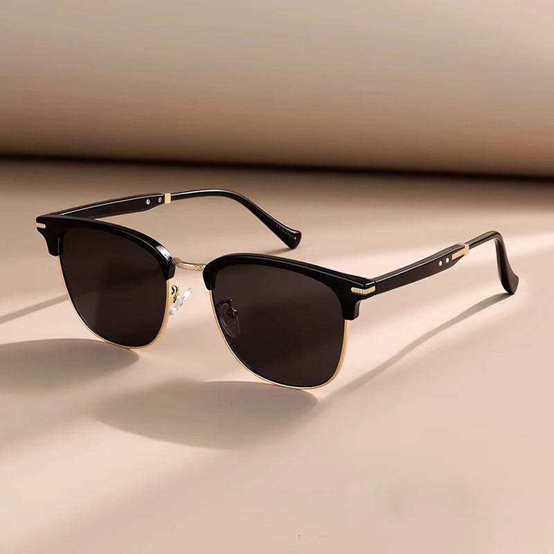 Browline Sunglasses with Polarized Lenses