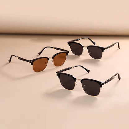 Browline Sunglasses with Polarized Lenses