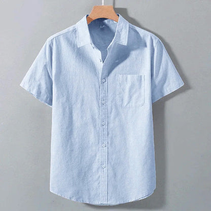 Charles Morrison Breezy Linen Button-Up Shirt