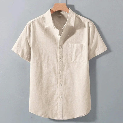 Charles Morrison Breezy Linen Button-Up Shirt