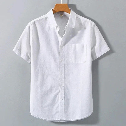 Charles Morrison Breezy Linen Button-Up Shirt