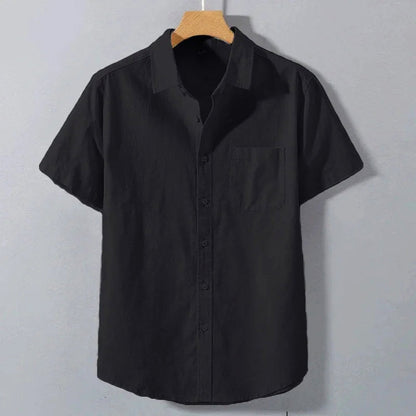 Charles Morrison Breezy Linen Button-Up Shirt