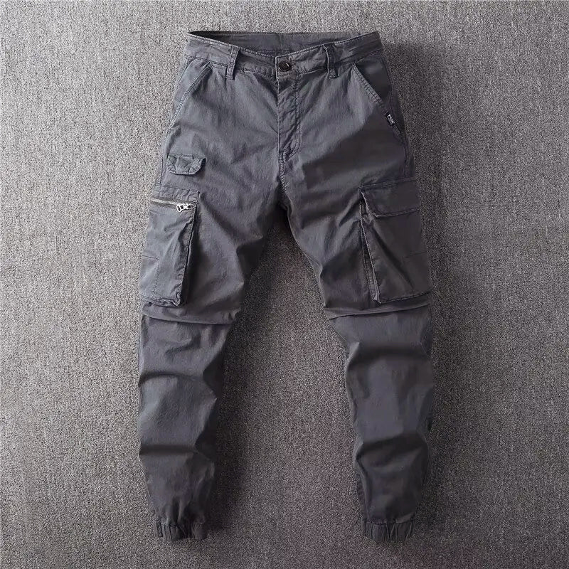 Charles Morrison Cargo Pants with Tapered Fit