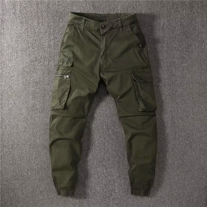 Charles Morrison Cargo Pants with Tapered Fit