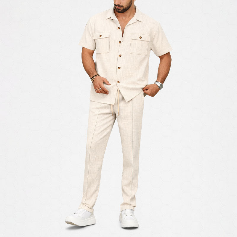 Charles Morrison Co-Ord Set with Shirt and Trousers