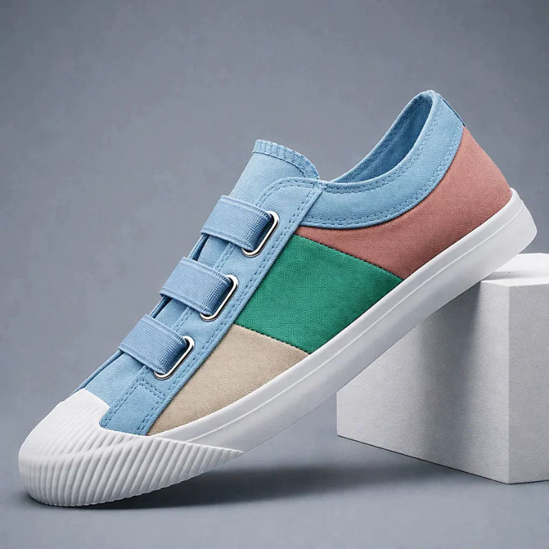 Charles Morrison Colorblock Canvas Sneakers