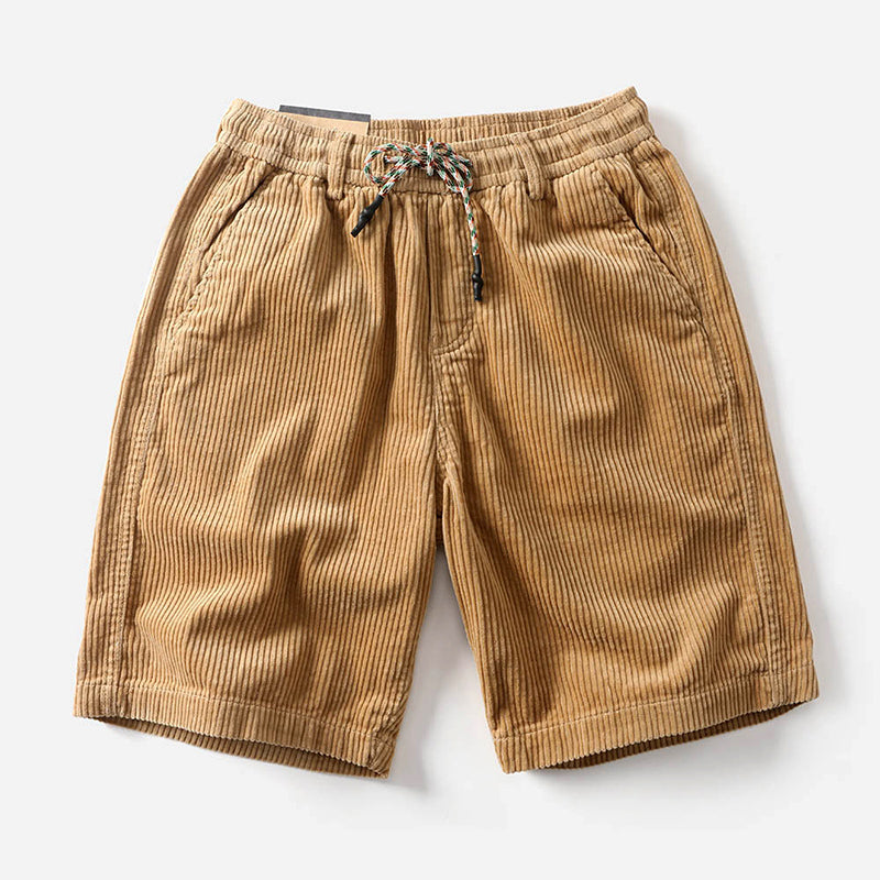 Charles Morrison Corduroy Drawstring Shorts