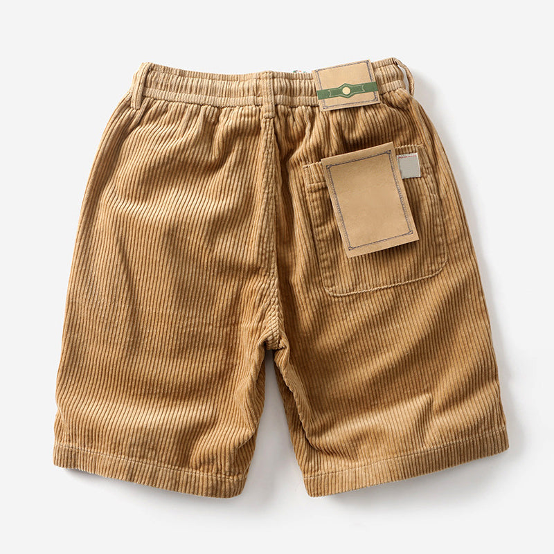 Charles Morrison Corduroy Drawstring Shorts