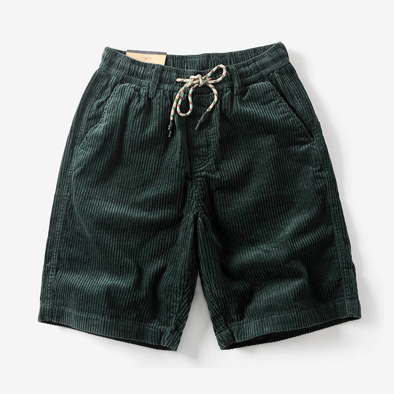 Charles Morrison Corduroy Drawstring Shorts