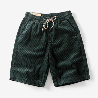 Charles Morrison Corduroy Drawstring Shorts