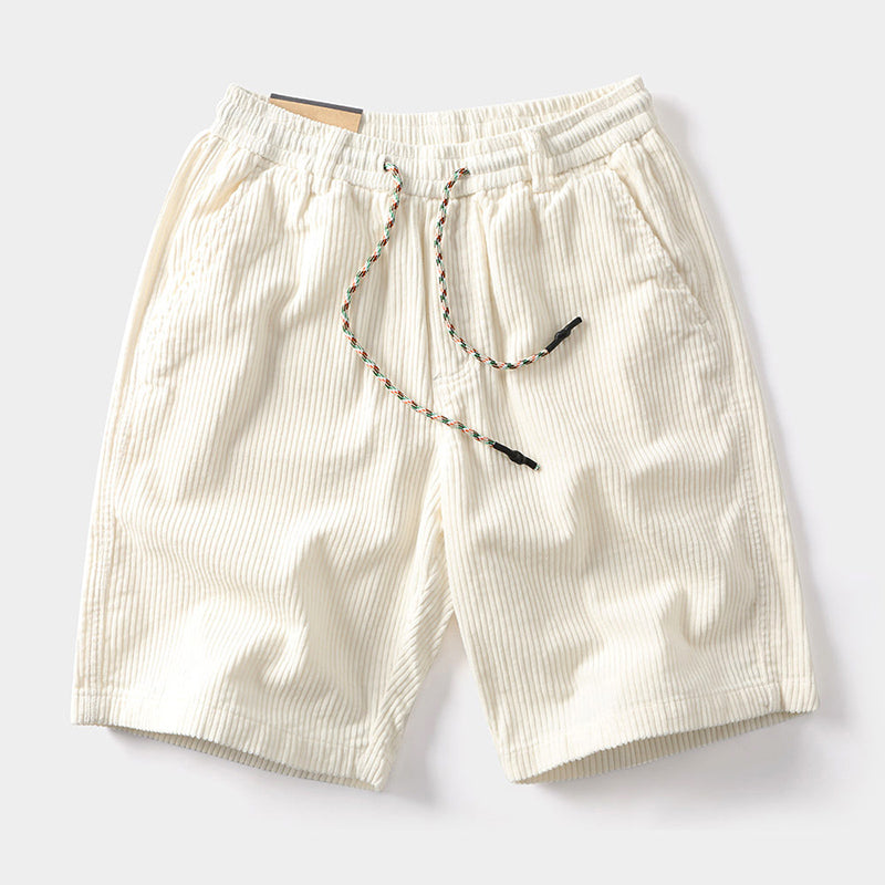Charles Morrison Corduroy Drawstring Shorts