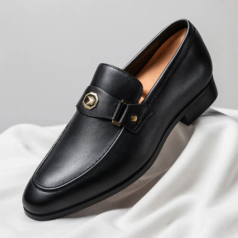 Charles Morrison Dress Loafers with Decorative Strap