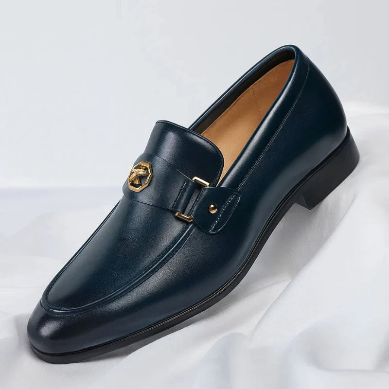 Charles Morrison Dress Loafers with Decorative Strap