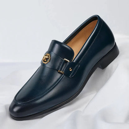 Charles Morrison Dress Loafers with Decorative Strap