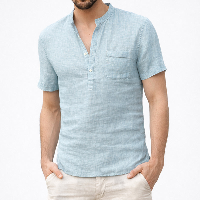 Charles Morrison Lightweight Summer Henley Top