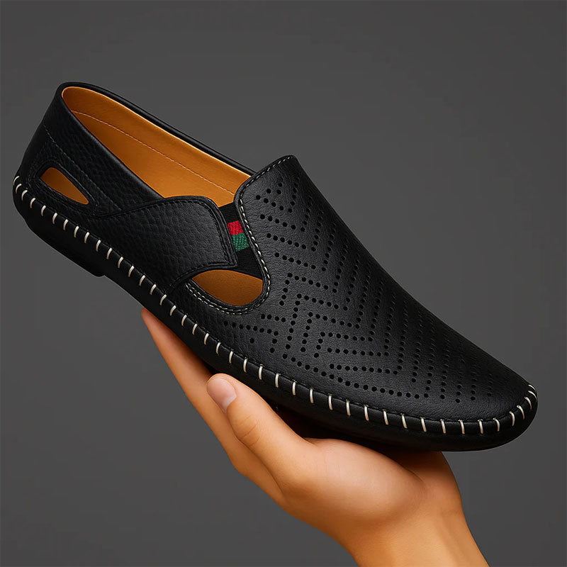 Charles Morrison Perforated Slip-On Shoes