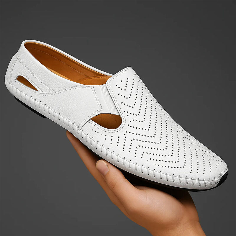 Charles Morrison Perforated Slip-On Shoes