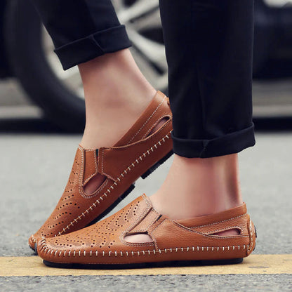 Charles Morrison Perforated Slip-On Shoes