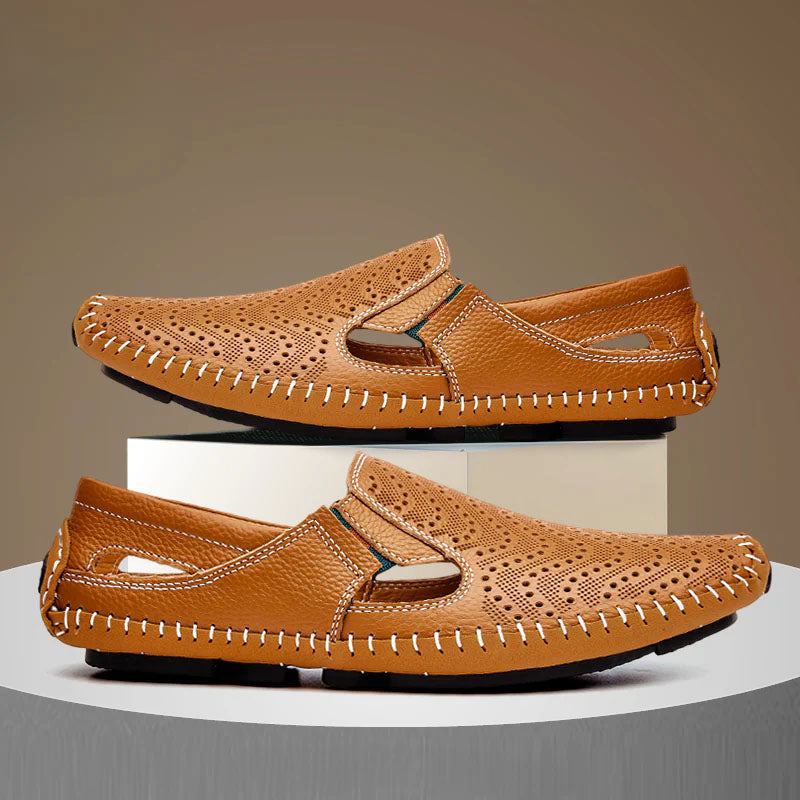 Charles Morrison Perforated Slip-On Shoes