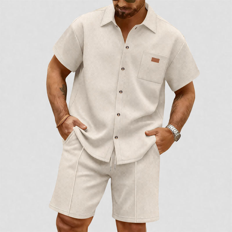 Charles Morrison Shirt and Matching Shorts Set