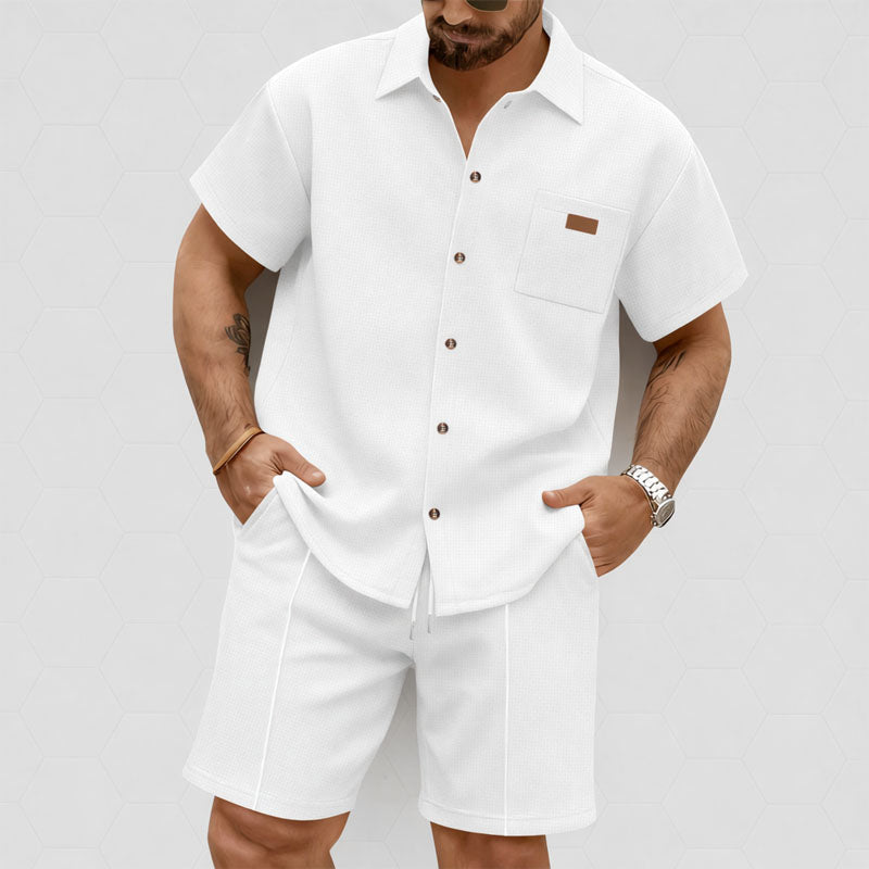 Charles Morrison Shirt and Matching Shorts Set