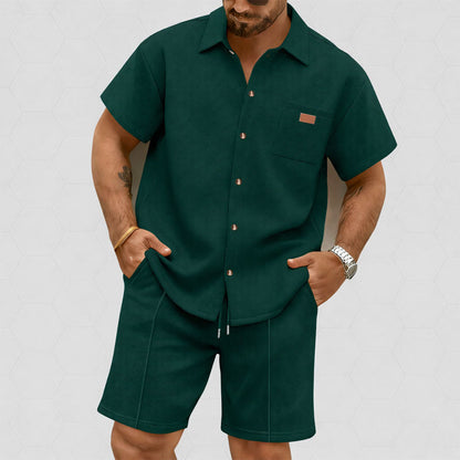 Charles Morrison Shirt and Matching Shorts Set
