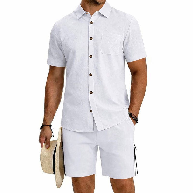 Charles Morrison Shirt and Shorts Co-Ord Set
