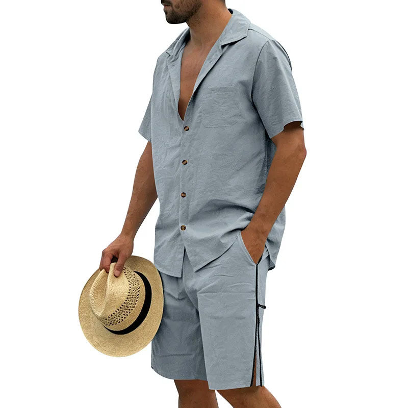 Charles Morrison Shirt and Shorts Co-Ord Set