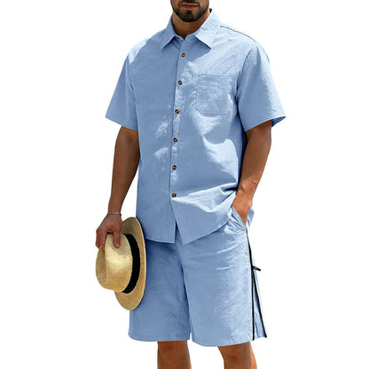 Charles Morrison Shirt and Shorts Co-Ord Set