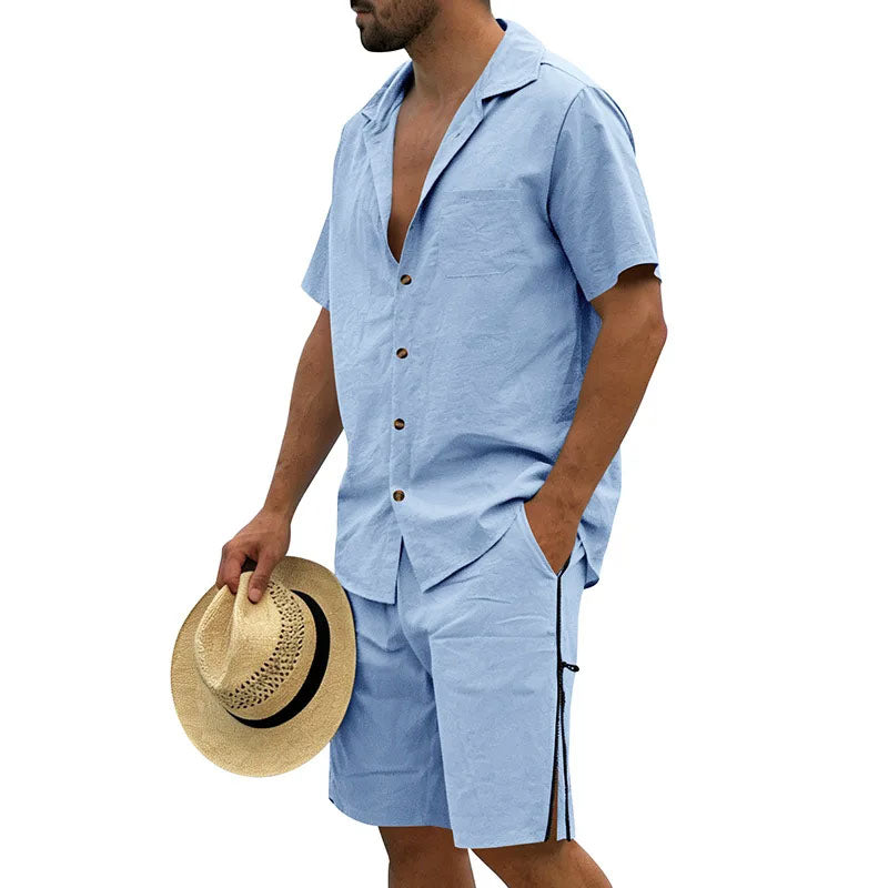 Charles Morrison Shirt and Shorts Co-Ord Set