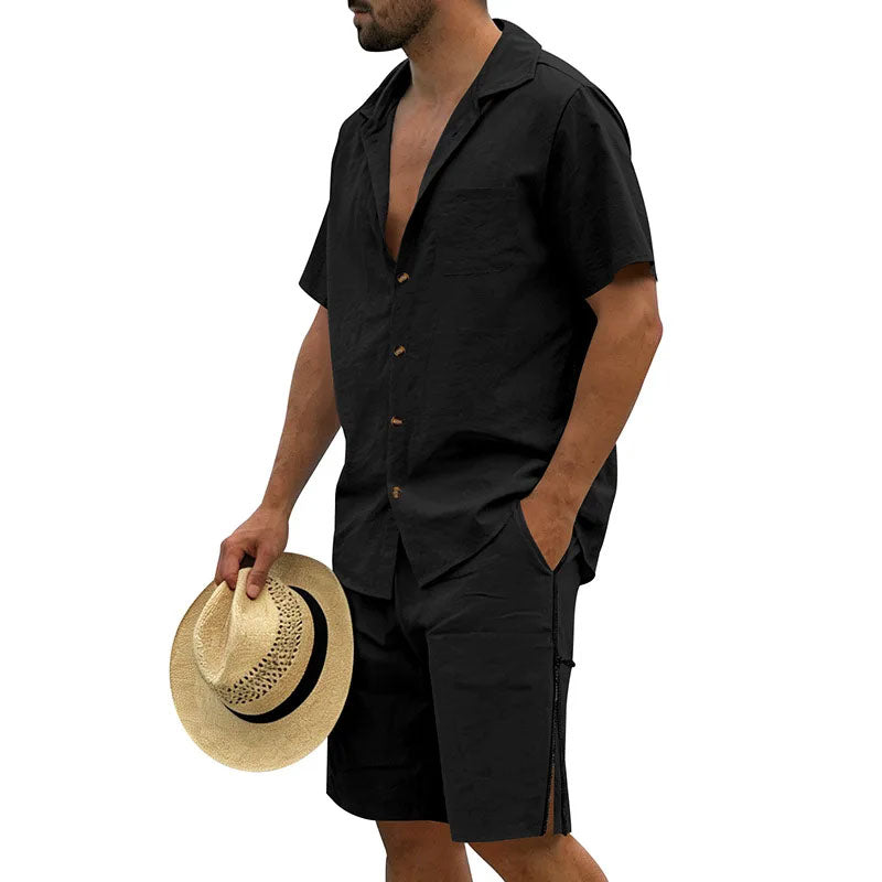 Charles Morrison Shirt and Shorts Co-Ord Set