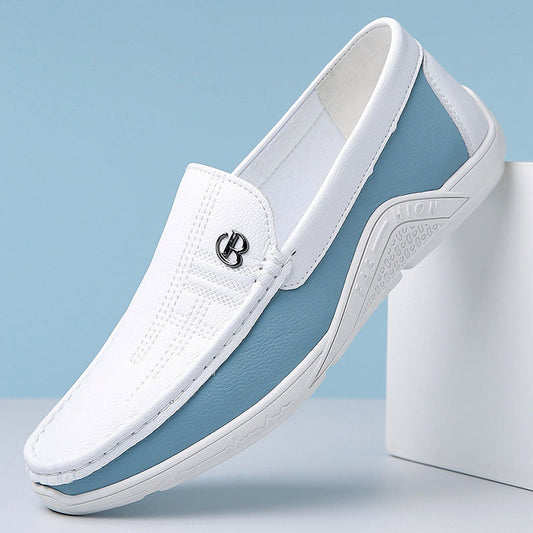 Charles Morrison Slip-On Loafers with Contrast Panel