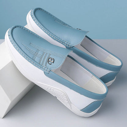 Charles Morrison Slip-On Loafers with Contrast Panel