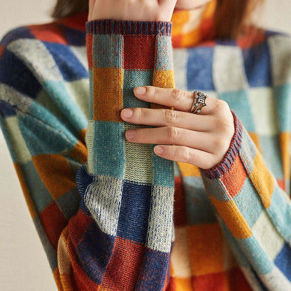 Emie Daly Checkered Cozy Sweater