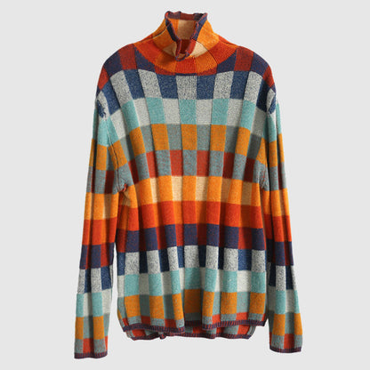 Emie Daly Checkered Cozy Sweater
