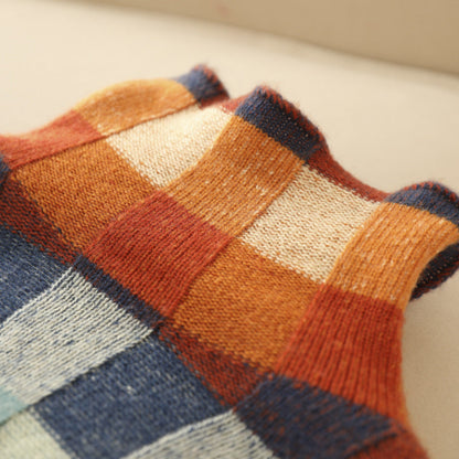 Emie Daly Checkered Cozy Sweater