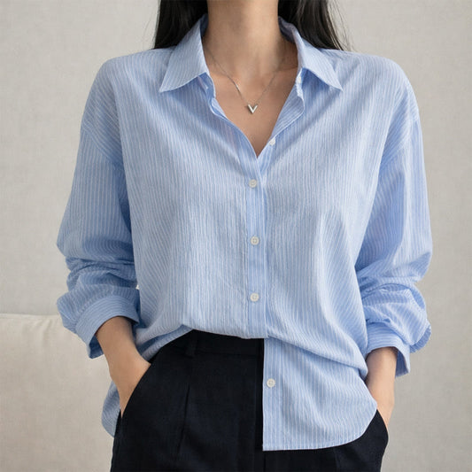 Emie Daly Long Sleeve Striped Shirt