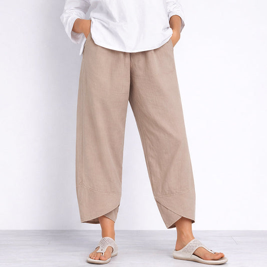 Emie Daly Loose Fit Cropped Pants