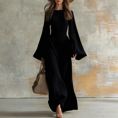 Emie Daly Wide Sleeve Flowy Maxi Dress