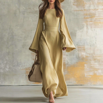 Emie Daly Wide Sleeve Flowy Maxi Dress