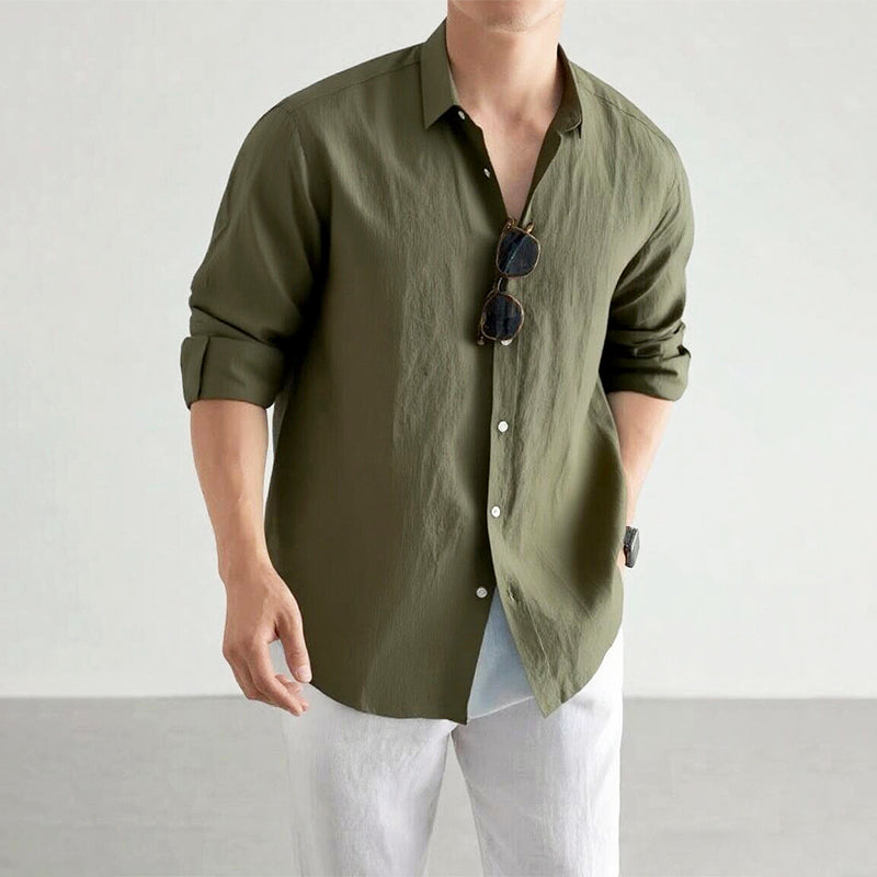 Frank Hardy Button-Down Cotton Shirt
