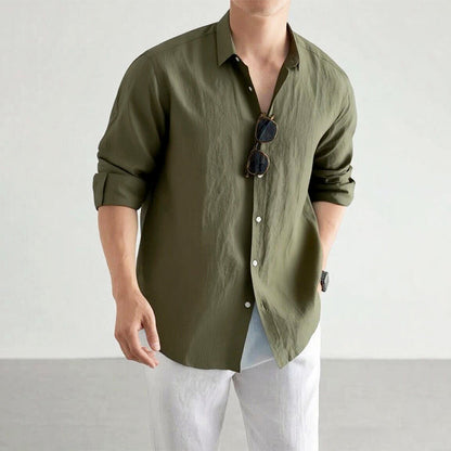 Frank Hardy Button-Down Cotton Shirt