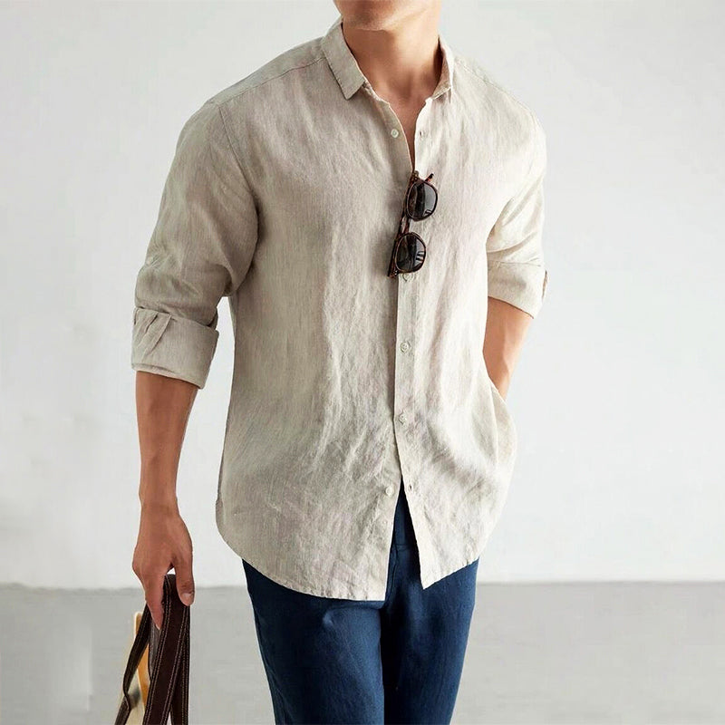 Frank Hardy Button-Down Cotton Shirt