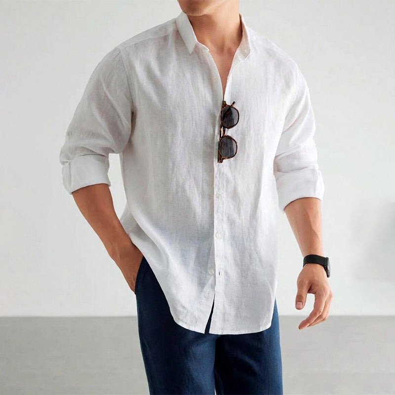 Frank Hardy Button-Down Cotton Shirt