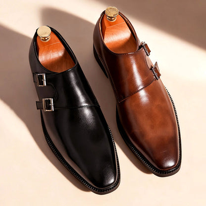 Frank Hardy Double Monk Strap Dress Shoes