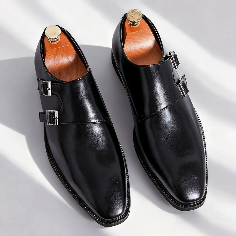 Frank Hardy Double Monk Strap Dress Shoes