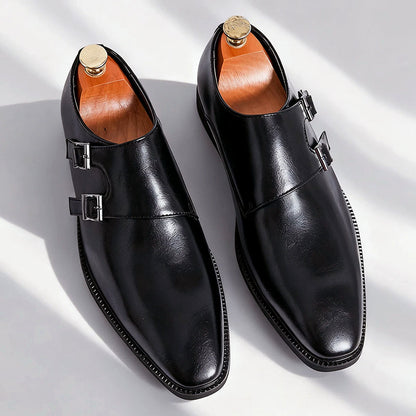 Frank Hardy Double Monk Strap Dress Shoes