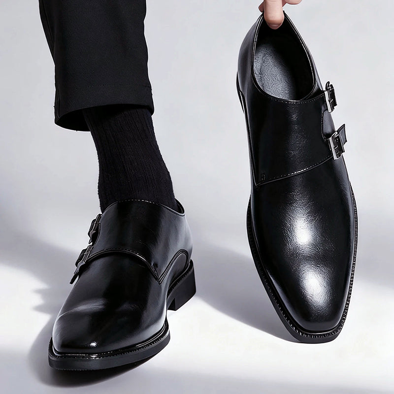 Frank Hardy Double Monk Strap Dress Shoes